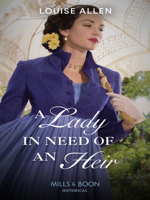 cover image of A Lady In Need of an Heir